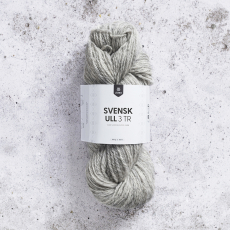 Svensk Ull 3 tr 100g gotland grey