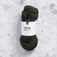 Svensk Ull 3 tr 100g pine tree green