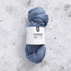 Svensk Ull 100g dala blue
