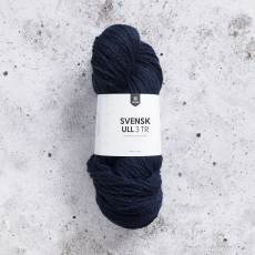 Svensk Ull 100g bergslagen dark blue