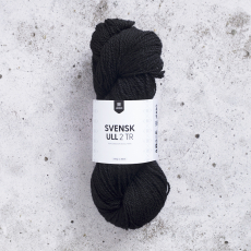 Svensk Ull 2 tr 100g Blackish
