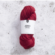 Järbo 2 tr Ull 100g sheer red