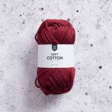 Soft Cotton 50g Maroon red