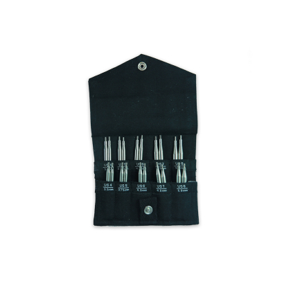 ChiaoGoo TWIST mjukt fodral för ändstickor 5 & 8cm/3.5-5mm [S]