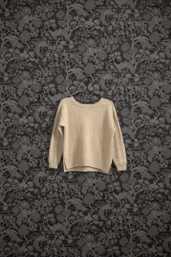 Släktgård - flätstickad tröja