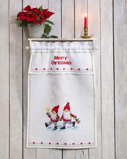 Tomtar på promenad - paradhandduk | Eddna SE