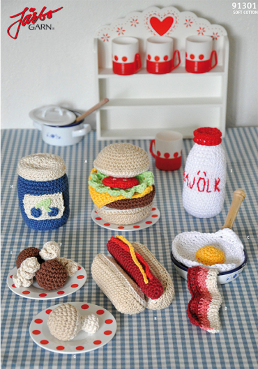 Råvaror för den lille kocken - amigurumi