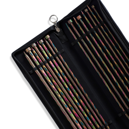 KnitPro Symfonie - Set med jumperstickor (8 par, 25 cm)