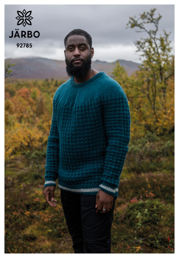 Mönster - Glaciär - stickad oktröja - Herr | Eddna SE