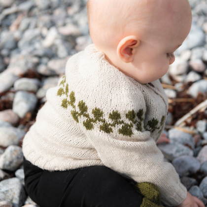 Dyning - stickad barnkofta