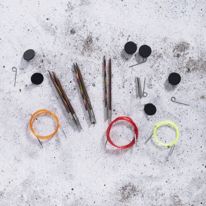 KnitPro Symfonie Starter - Set med ändstickor (3 par, 13 cm)