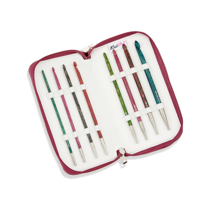 KnitPro Dreamz Deluxe - Set med tunisiska virknålar (8 st)