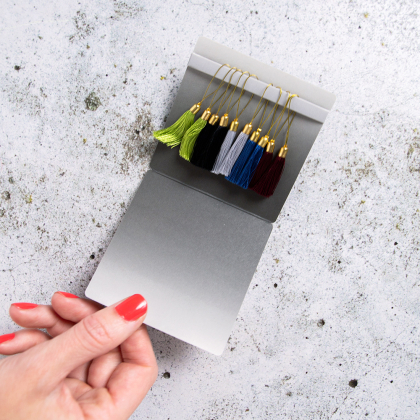 Stickmarkörer med tofsar (10 st)