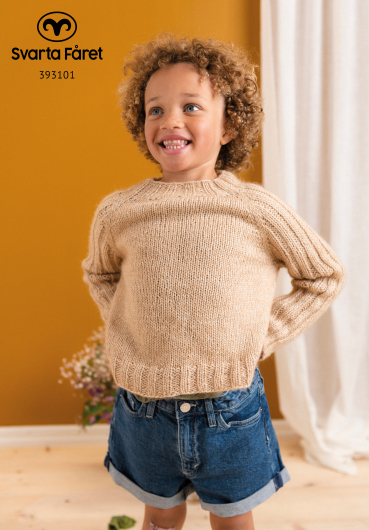 Mönster - Amsterdam stickad barntröja | Eddna SE