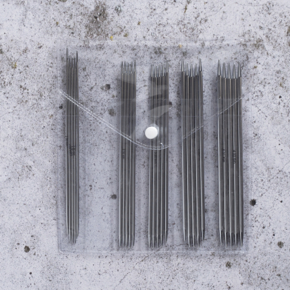 KnitPro Nova - Set med strumpstickor (5 st, 15 cm)