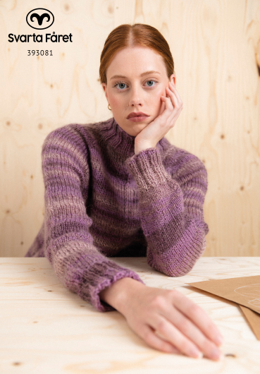 Mönster - Mapleton stickad raglantröja - Dam | Eddna SE