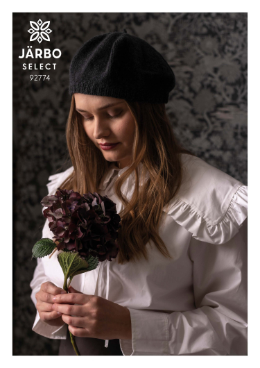 Mönster - Skymningsljus stickad basker - Dam | Eddna SE