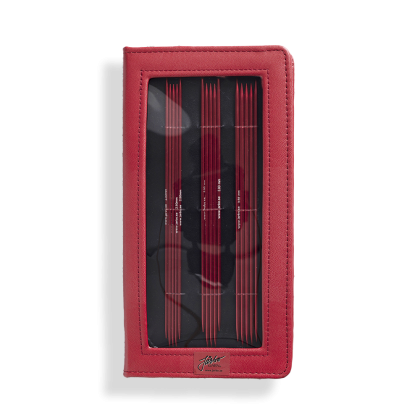 Järbo Röd - Set med strumpstickor (5 st, 20 cm)