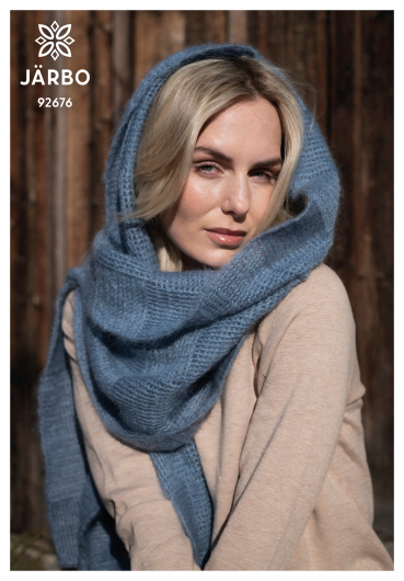 Morgondagg – virkad sjal