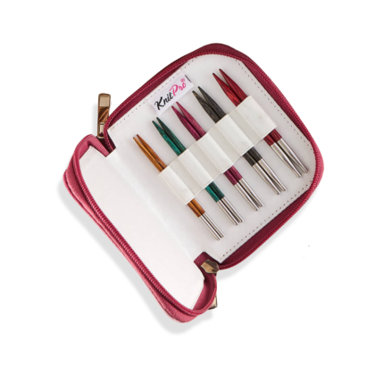 KnitPro Dreamz Starter - Set med ändstickor (5 par, 10 cm)