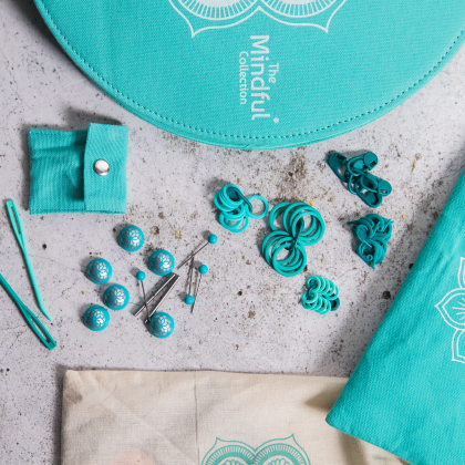 KnitPro Mindful Gratitude - Set med ändstickor (12 par, 13 cm)