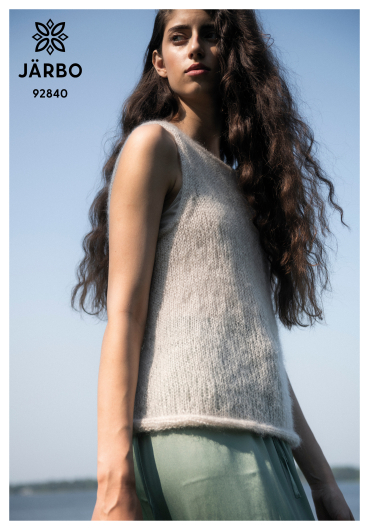 Mönster - Bukett - tunt stickat linne - Dam | Eddna SE