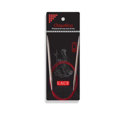 ChiaoGoo SS Red Lace rundstickor