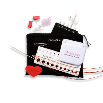 ChiaoGoo TWIST Mini - Set med ändstickor (5 par, 10 cm)