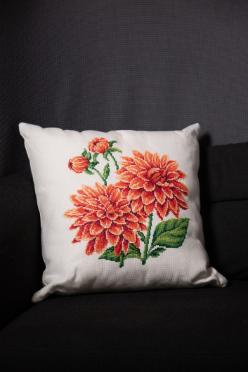 Ljuvliga dahlior-Kudde