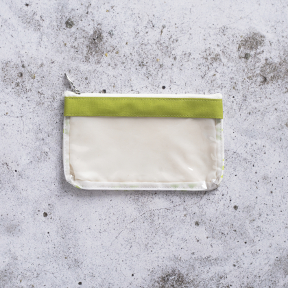 Väska med dragkedja - Liten grön