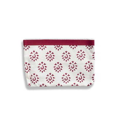 Väska med dragkedja - Stor röd