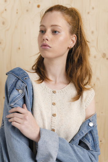 York - linne med fuskknäppning