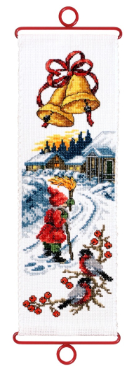 Klockor och tomte - minivepa | Eddna SE