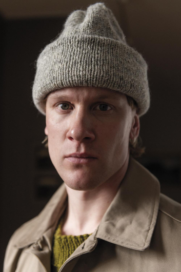 Skulptur - stickad mössa