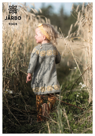 Citronblomma -  klänning & pannband