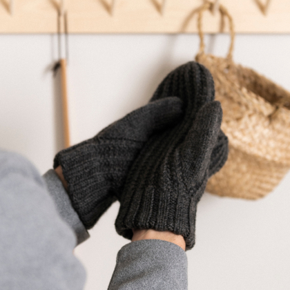 Mönster - London strukturstickade vantar - Dam - Herr | Eddna SE