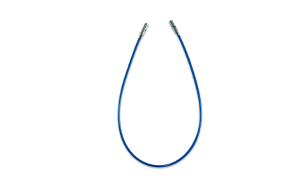 ChiaoGoo TWIST Blue X-flex - kort kabel till ändstickor [S]