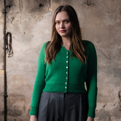 Mönster - Ärg stickad kofta - Dam | Eddna SE