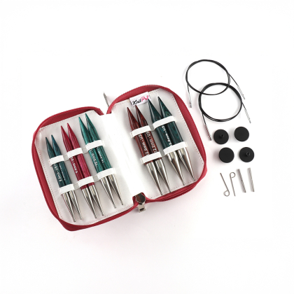 KnitPro Dreamz Chunky - Set med ändstickor (5 par, 13 cm)