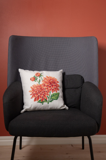 Ljuvliga dahlior-Kudde