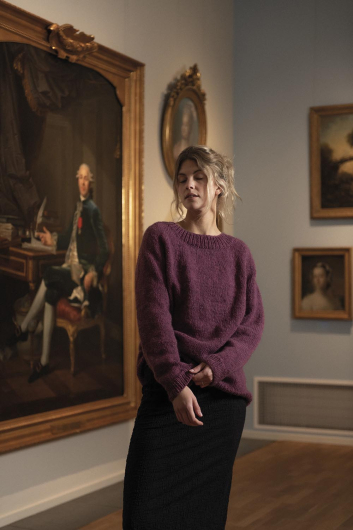 Duett - stickad damtröja