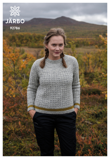 Mönster - Glaciär - stickad oktröja - Dam | Eddna SE