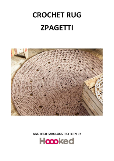 Crochet rug Zpagetti