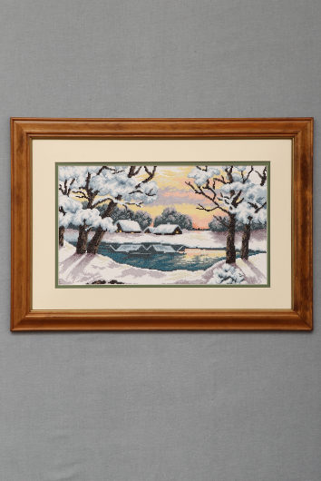 Vinterlandskap - tavla