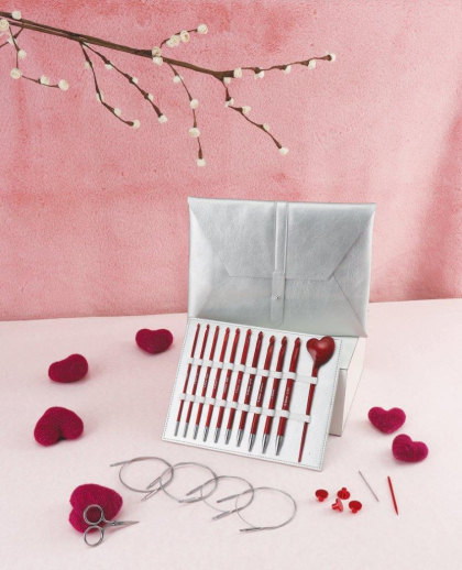 KnitPro Amore - Set med tunisiska virknålar (10 st)