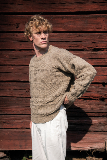 Loge – tröja med strukturmönster