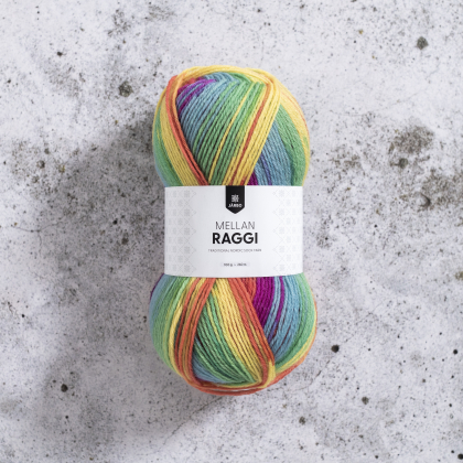 Mellanraggi 100g gradient rainbow