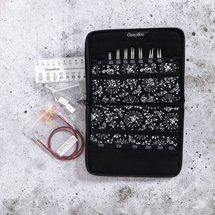 ChiaoGoo TWIST Small - Set med ändstickor (7 par, 10 cm)