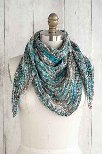 Alegria shadow shawl 