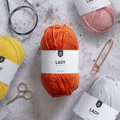 Lady - akrylgarn från Järbo | Eddna SE